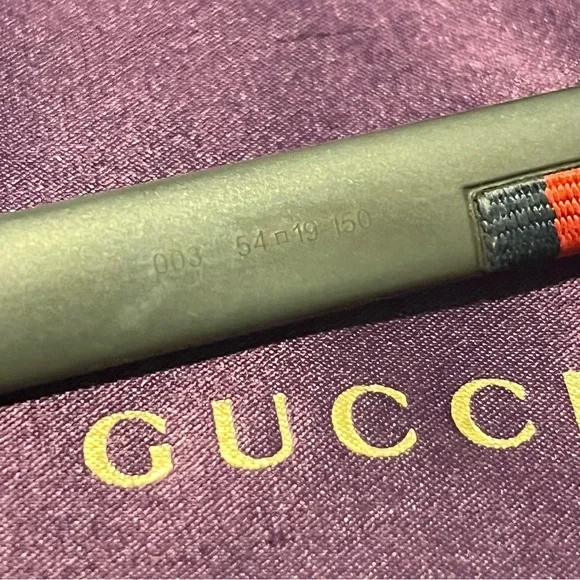 Gucci GG0008S 003 Havana Tortoise Shell Unisex Sunglasses 54-19-150 - Picture 6 of 10